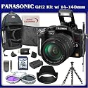 Panasonic Lumix DMC-GH2 16.05 MP Live MOS Interchangeable Lens Camera with 3-inch Free-Angle Touch Screen LCD and 14-140mm HD Hybrid Lens (Black) with SSE Pro Kit. Including Extra Replacement Battery, External Charger, Deluxe Backpack, 16GB SDHC Memory Card, Monopod, Pro Filter Kit and more...